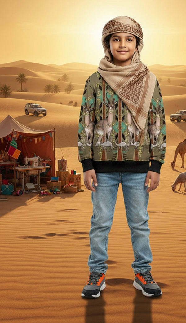 هودي العنن تصميم الغزال