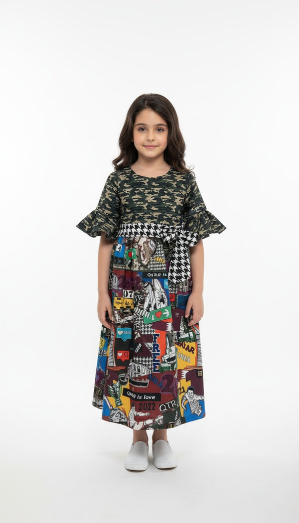 فستان ارمي وطني - قطر